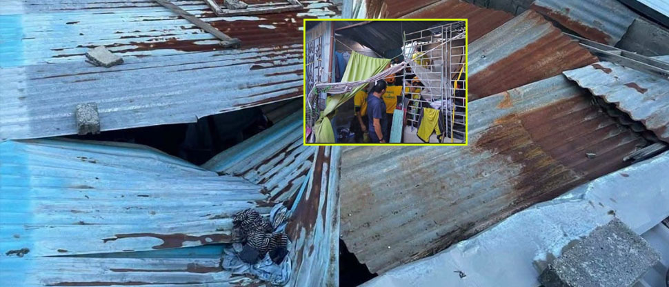 Auxilian a hombre que cayó desde el techo de lámina de su vivienda en Apopa
