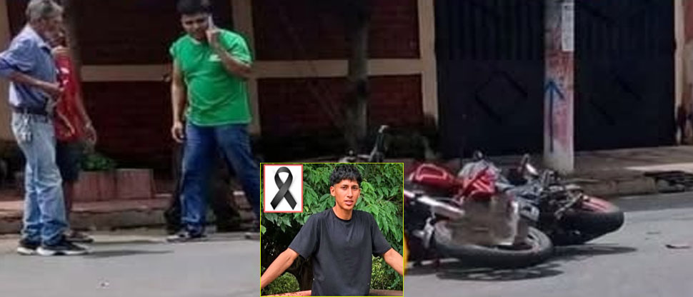 Fallece en el hospital joven motociclista que se accidentó ayer en Atiquizaya