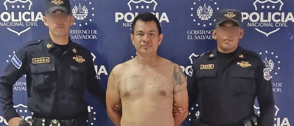 Efectividad policial permite la captura de pandillero que intentaba esconderse de la justicia
