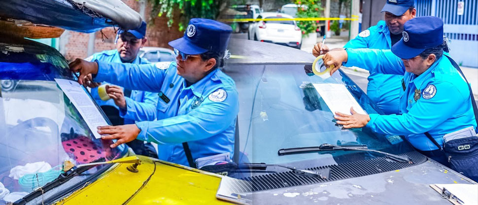 Alcaldía advierte que retirará con grúa vehículos abandonados en calles de San Salvador