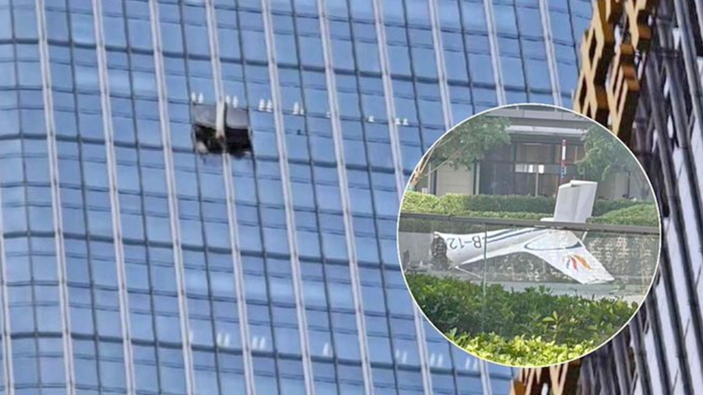 Avioneta se estrella contra la torre CITIC en Pekín, uno de los rascacielos más altos de China