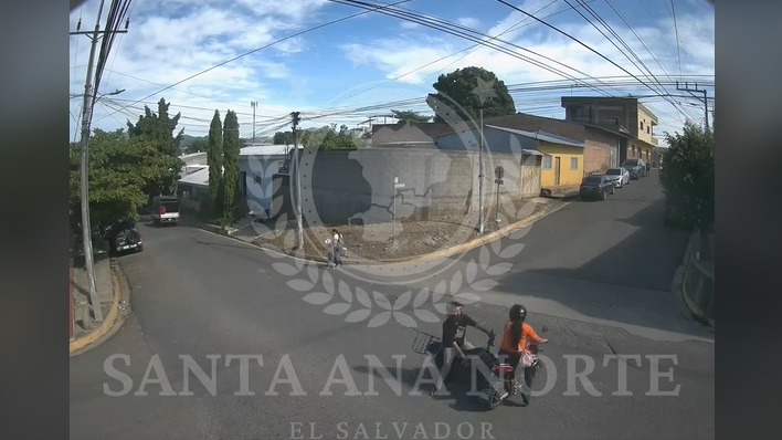 Captan choque entre 2 motociclistas en el distrito de Metapán