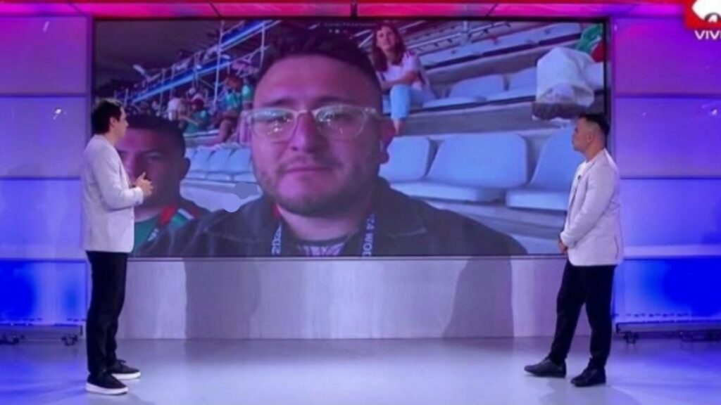 Presentador del canal “tradición en deportes” llora por estar en la inauguración de la Copa del Mundo 2026