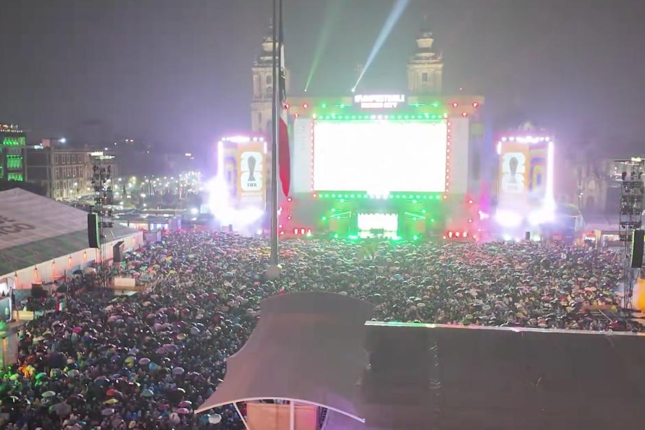Se desata el caos en el Fan Fest ubicado en el Zócalo de la Ciudad de México