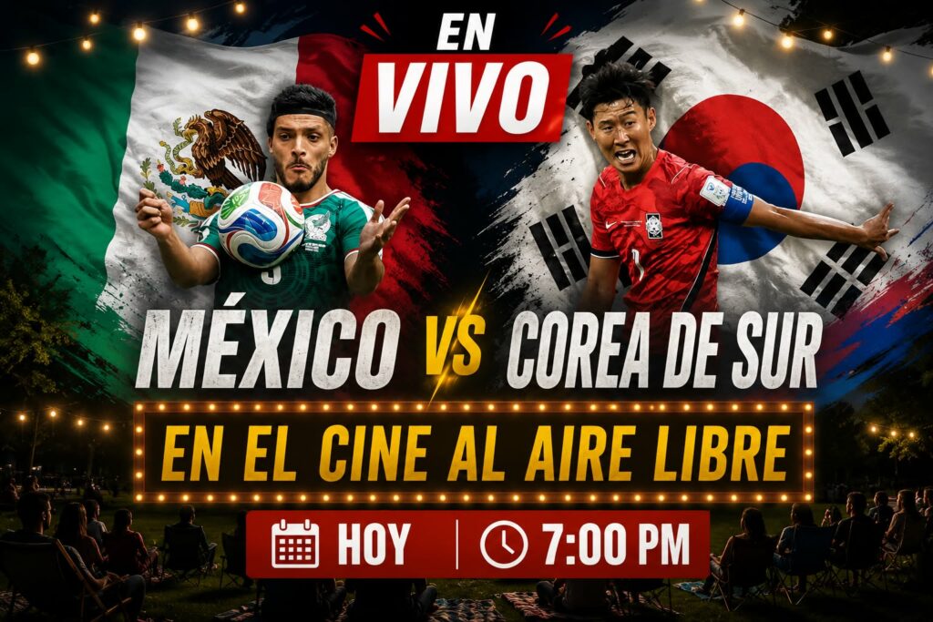 Salvadoreños podrán disfrutar del partido México – Corea del Sur en el Cine al Aire Libre