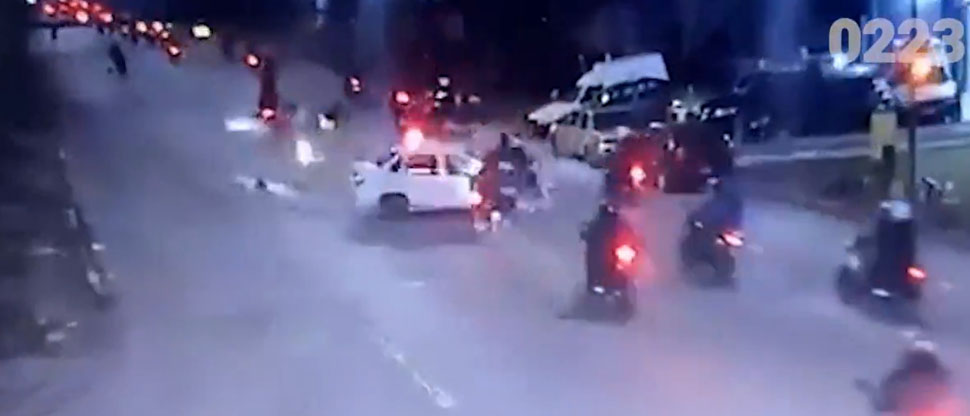 Argentina: captan impactante accidente de tránsito que dejó un fallecido y varios lesionados