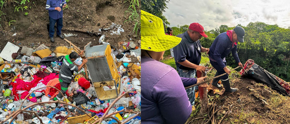 Alcaldía de San Salvador realizó jornada de limpieza de basura en Cuscatancingo