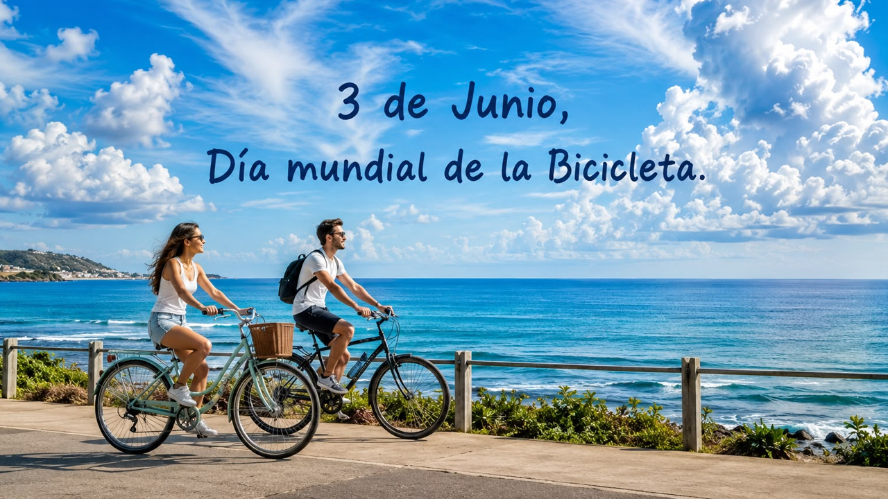 Hoy 3 de junio, se celebra el día mundial de la bicicleta