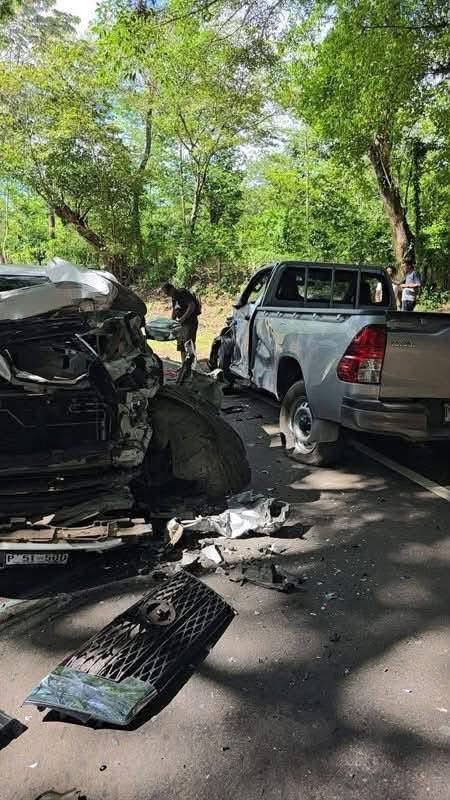 Reportan aparatoso accidente en San Miguel