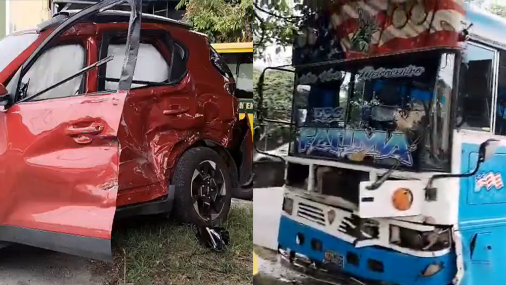 Una persona lesionada deja aparatoso accidente en San Salvador