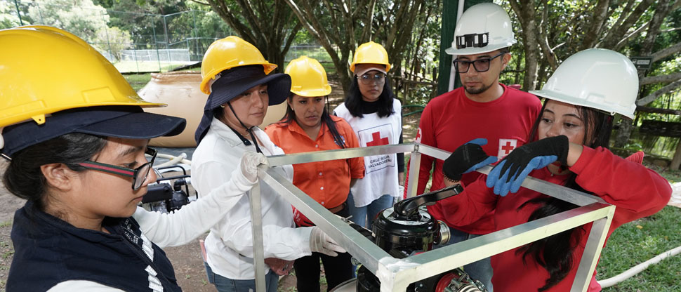 Cruz Roja fortalece sus capacidades en agua y saneamiento
