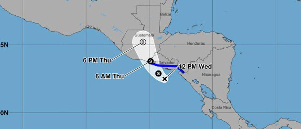 Cristina se degrada a depresión tropical, pero advierten lluvias intensas