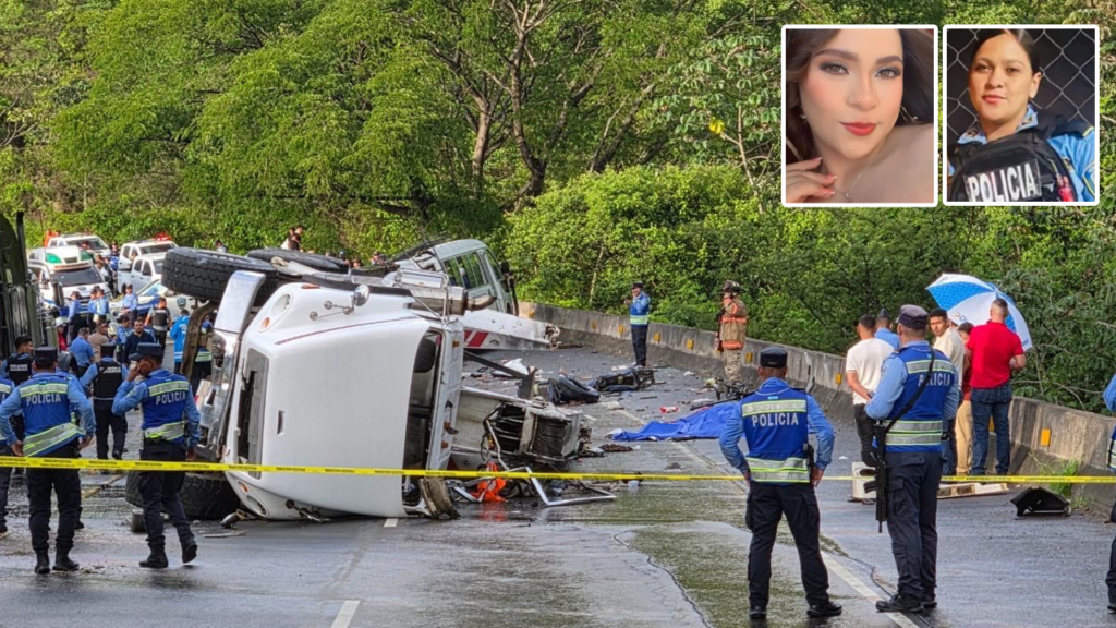 Honduras: elle era Dulce, agente policial fallecida en grave accidente; estaba de cumpleaños