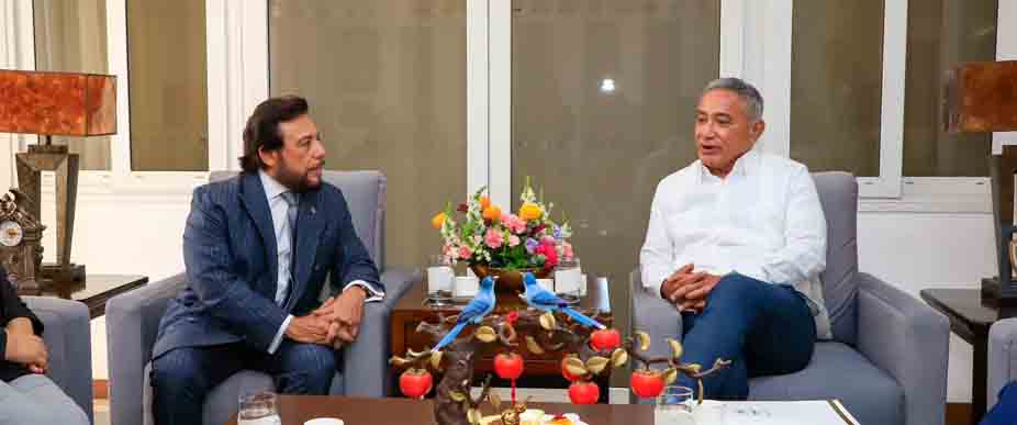 Vicepresidente Ulloa  se reúne con representante de Belice para fortalecer relaciones
