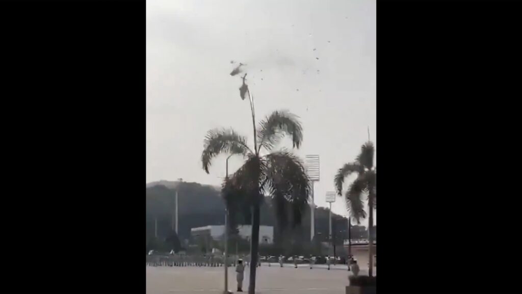 Seis fallecidos y varios carros dañados deja choque entre helicópteros en Río de Janeiro