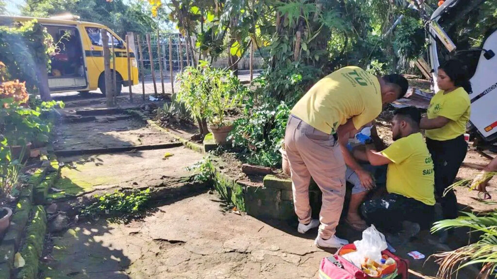 Trabajador sufre lesiones mientras manipulaba una pulidora