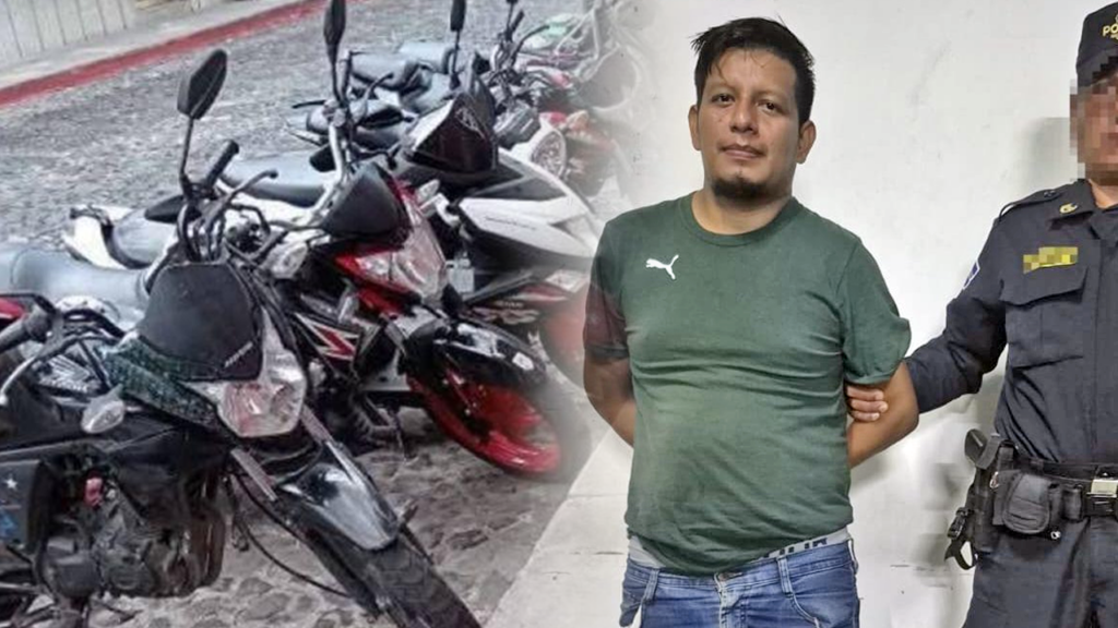 Cae miembro de banda dedicada al hurto de motocicletas