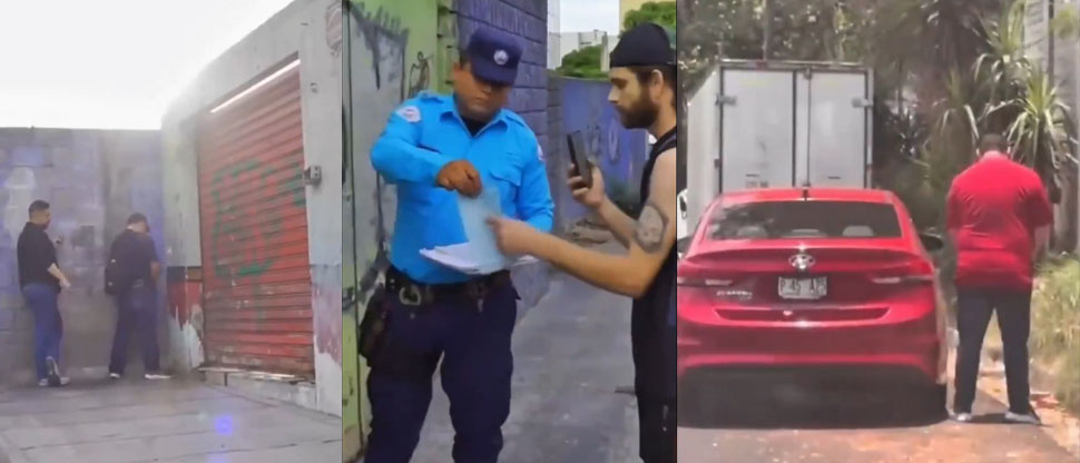 Sorprenden y multan a varios ciudadanos por orinar en la vía pública