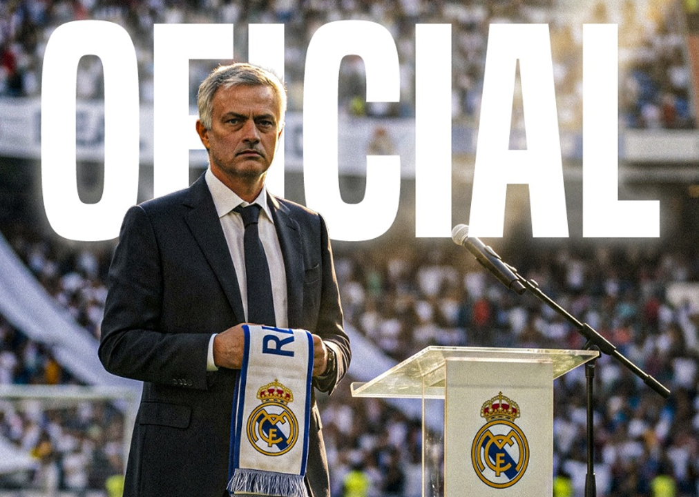 Real Madrid anuncia a Mourinho como entrenador del primer equipo