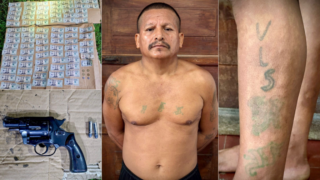 Cae alias “el Batillo”, homeboy de la MS-13 que huía del régimen de excepción