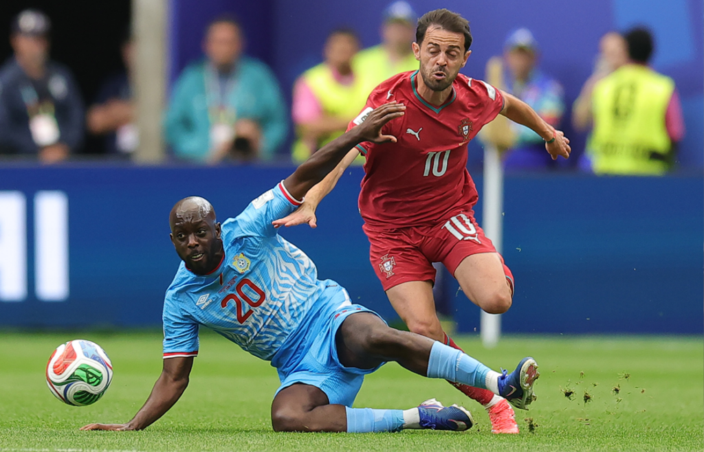 Se pararon bonito: RD Congo marcó y le sacó un punto a la Portugal de Cristiano