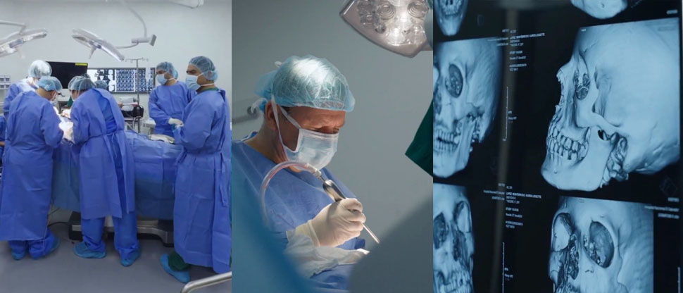 Médicos del Hospital Rosales realizan la primera cirugía maxilofacial