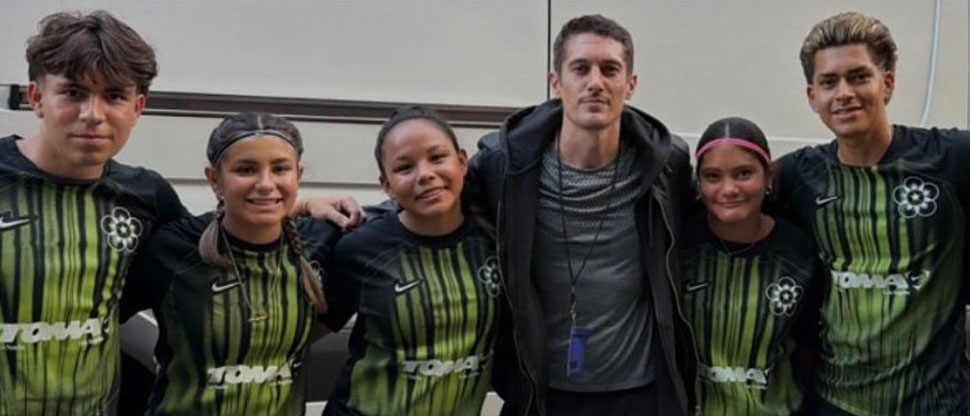 Futbolista salvadoreño Aiden Colocho, formó parte del emblemático comercial de Nike