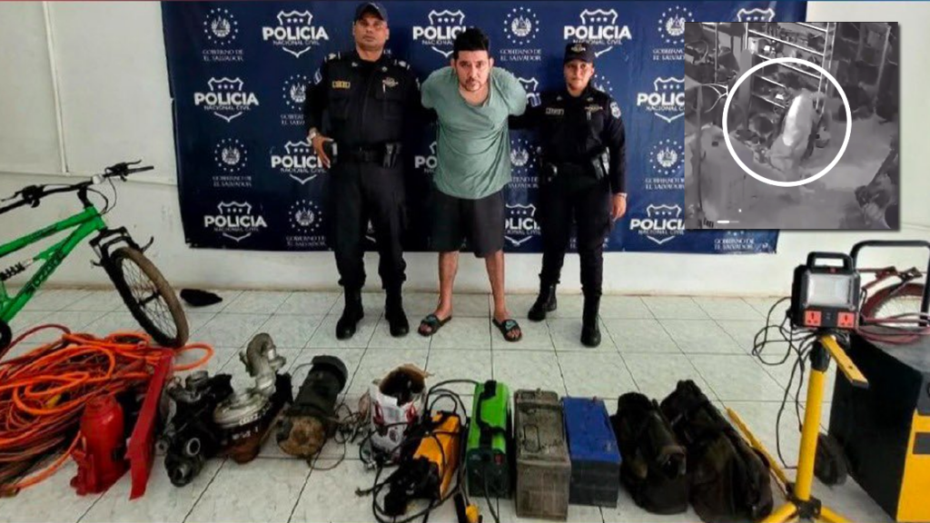 CAPTURADO: cae sujeto que ingresó a un taller y hurtó herramientas en San Miguel